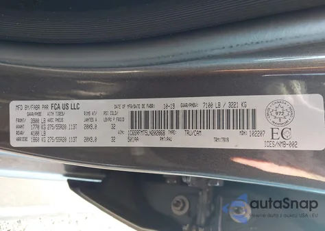 2020 Ram 1500 Big Horn from USA, damaged, VIN 1C6SRFMT5LN202868